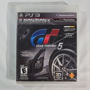 Sony Gran Turismo 5 XL Edition PS3 - Black with Blue & Red Logo